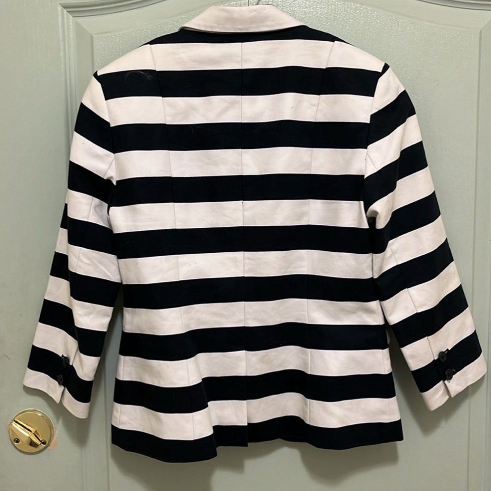 Banana Republic Used Blue Striped Blazer - Picture 4 of 4
